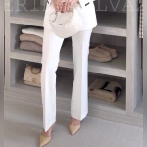 NWT Zara White Flare Trousers (XS)